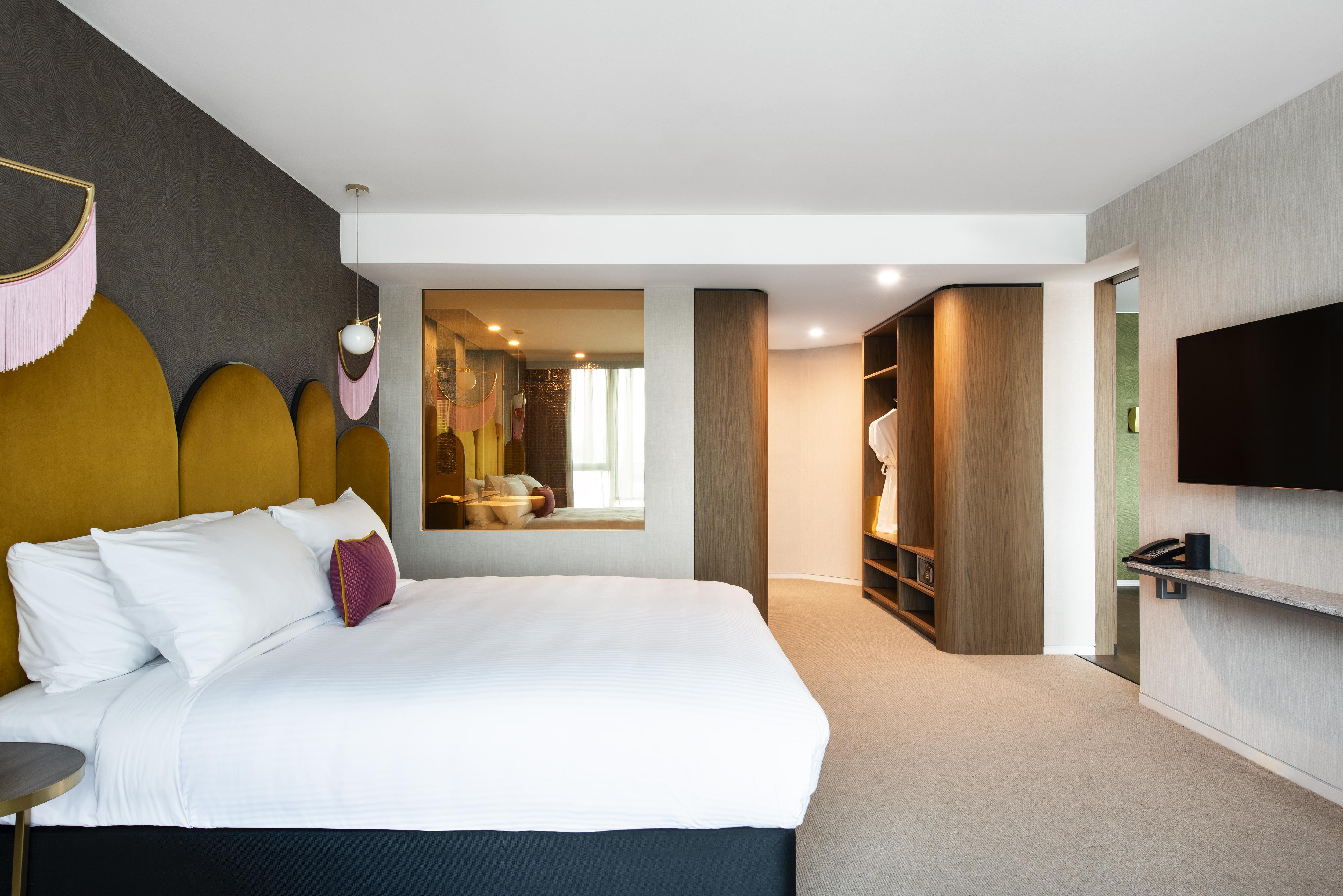 ホテル オヴォロ ザ バレー ブリスベン エクステリア 写真 A bedroom at the Hotel